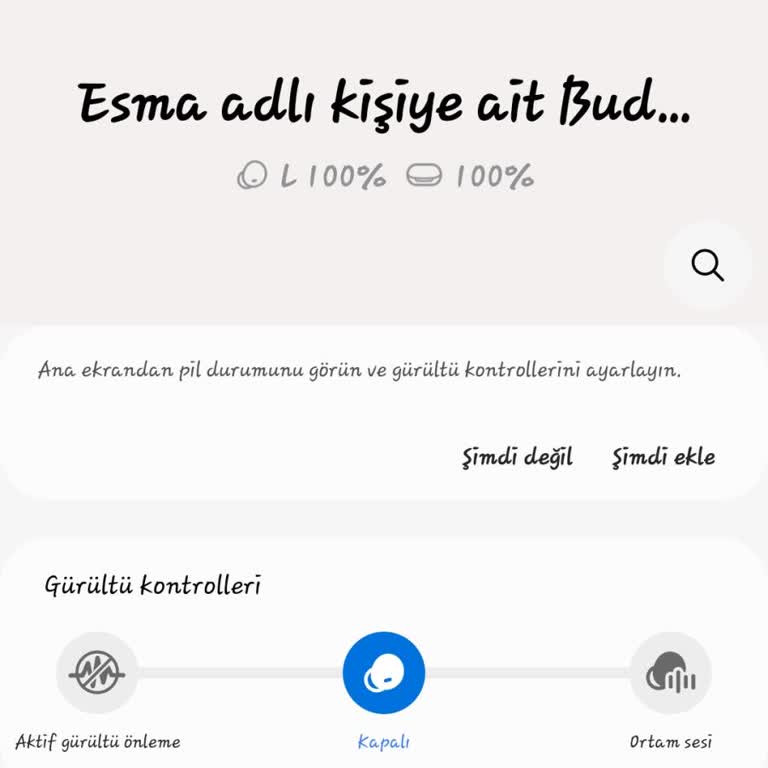 Samsung Galaxy Buds FE Sağ Kulaklık Şarj Sorunu