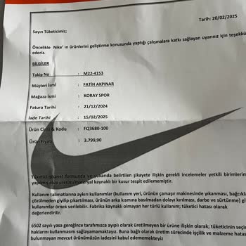 Kusurlu Ayakkabı Ve Yetersiz Müşteri Hizmeti