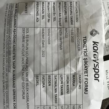 Kusurlu Ayakkabı Ve Yetersiz Müşteri Hizmeti