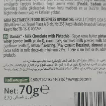 Nestle Çikolatalarında Kalite Sorunu Ve Müşteri Hizmetlerine Ulaşamama