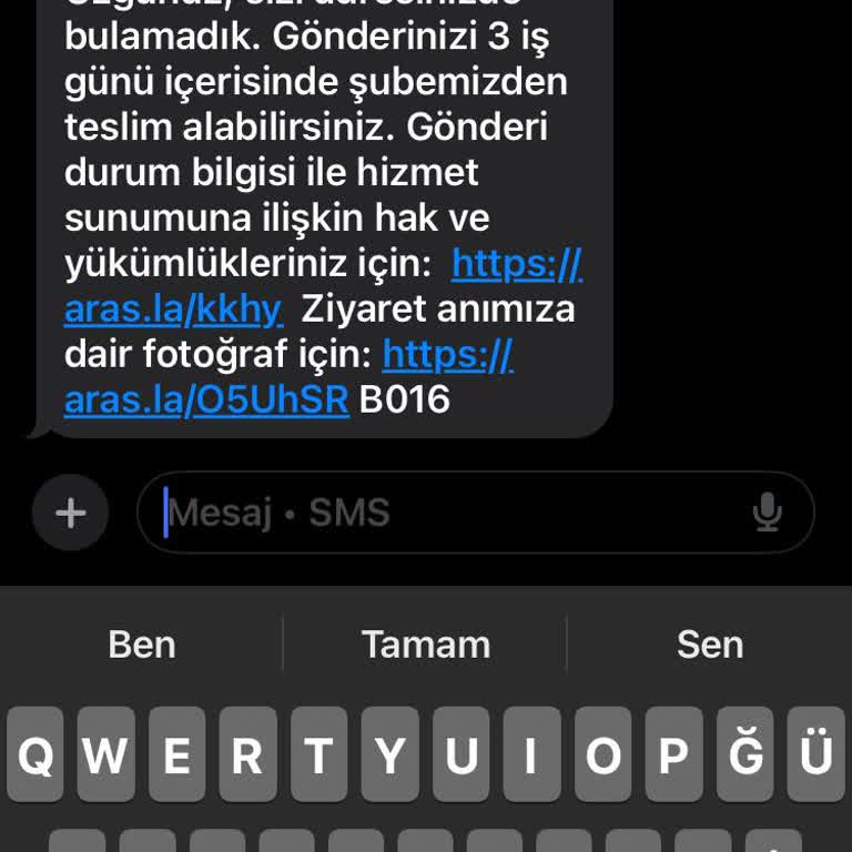 Kargom Teslim Edilmiyor: Aras Kargo Alibeyköy Şubesi Sorunu