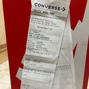 Converse Ayakkabımda Kullanıcı Hatası Olmayan Sorunlar