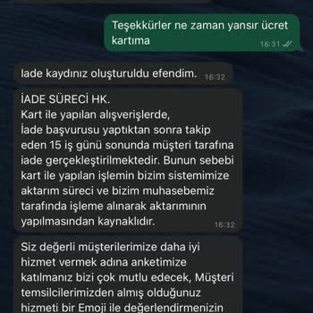 İade Edilmeyen Sipariş Ve İletişimsizlik Mağduriyeti