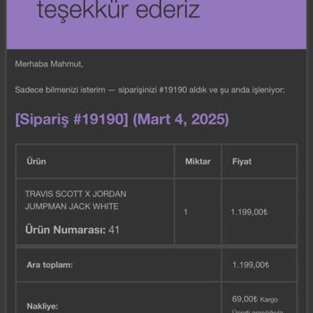 Sipariş Verdim Ne Ayakkabı Var Ne Cevap