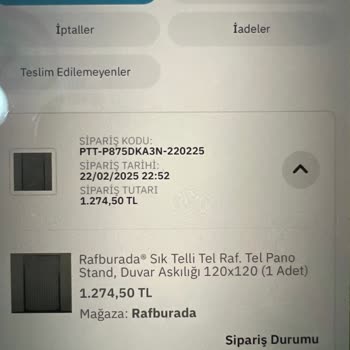 Kargolanmayan Ürün Ve Cevapsız Müşteri Hizmetleri