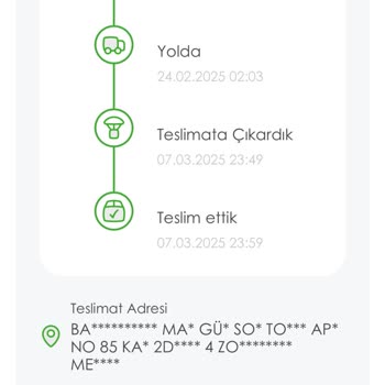 Kargo Firmasının İlgisizliği Ve Kayıp Ürünler