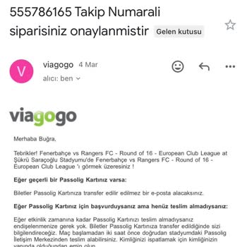 Viagogo'dan Aldığım Maç Bileti Gelmedi, Mağdur Oldum