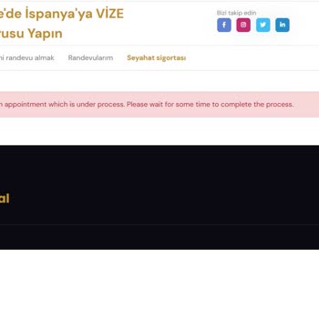 İspanya Vize Randevu Sistemi Sorunu