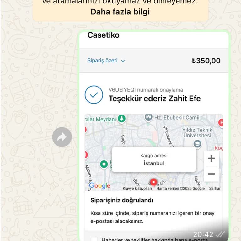 Sipariş Sonrası Bilgilendirme Eksikliği
