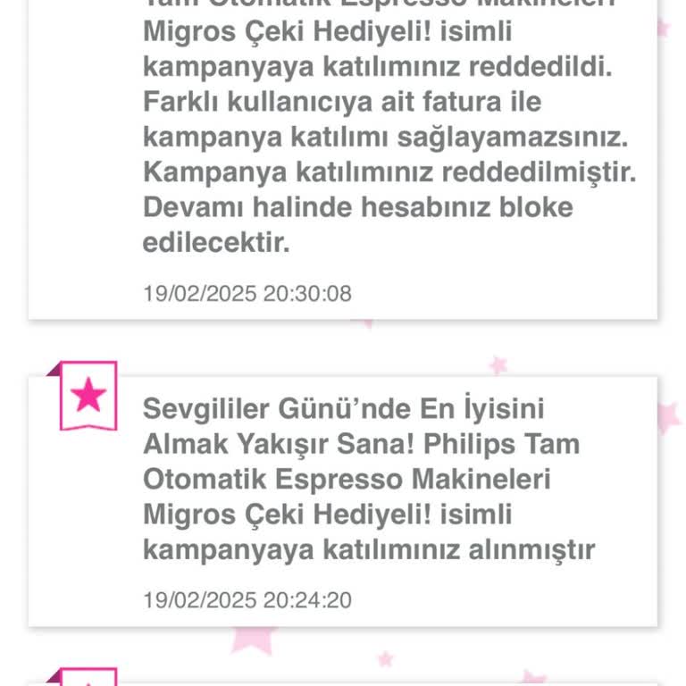Hediye Çeki Mağduriyeti: Kampanya Katılımı Reddedildi