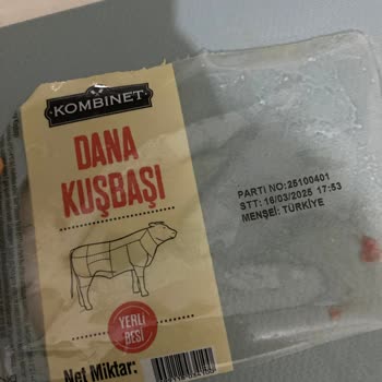 Kuşbaşı Et Ürününde Bozuk Parçalar