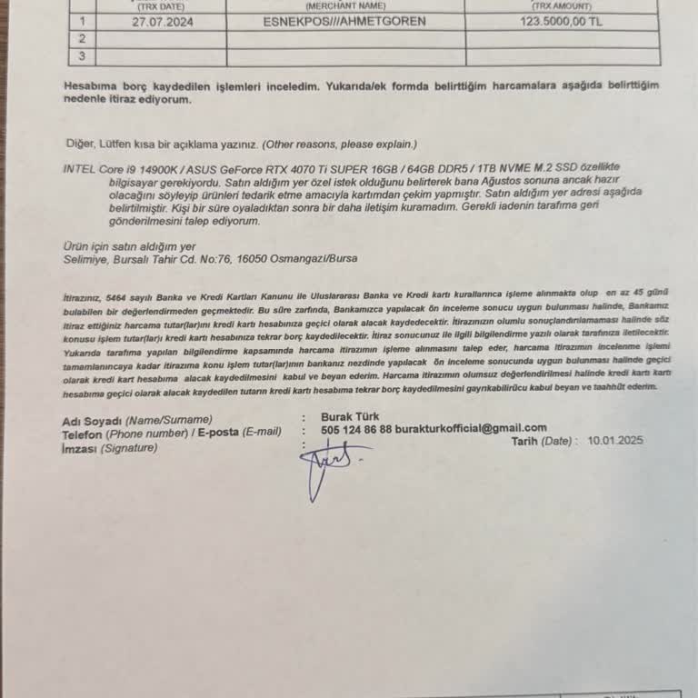 Hatalı İşlem Ve İtiraz Sürecinde Mağduriyet