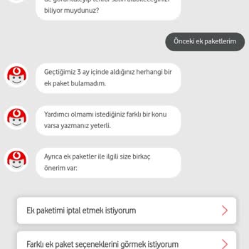 Vodafone Tobi İle Paket İptali Sorunu
