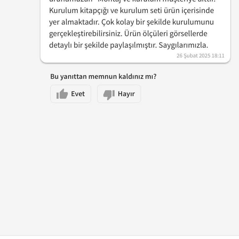 Enza Mobilya'dan Alınan Çalışma Masası Ve Montaj Sorunları