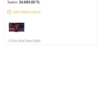 İptal Talebi Alındı Ama Sipariş Devam Ediyor!