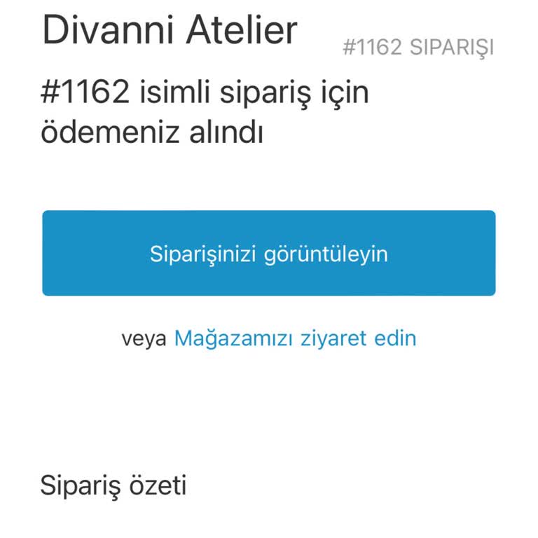 Sipariş Teslimat Endişesi