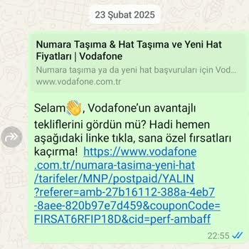 Vodafone Taahhütlü Paket Ve Promosyon Sorunları