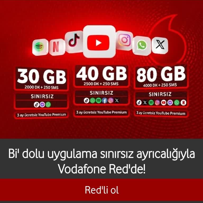 Vodafone Taahhütlü Paket Ve Promosyon Sorunları