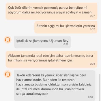 İptal Edilen Siparişlerin Ücret İadesi Sorunu