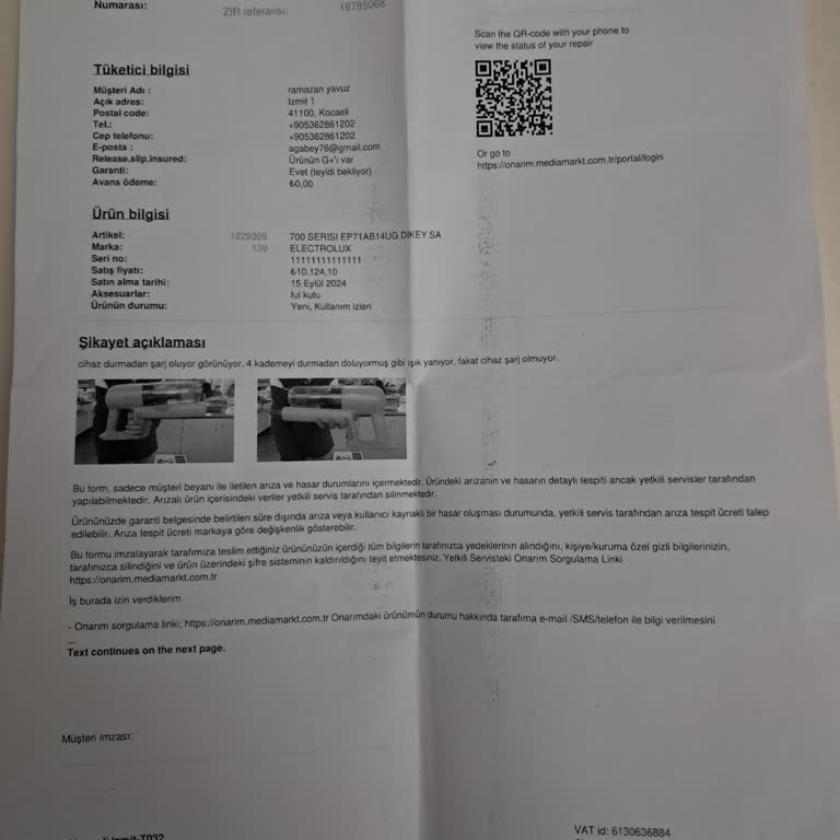 Media Markt'ta Servis Süreci Hayal Kırıklığı