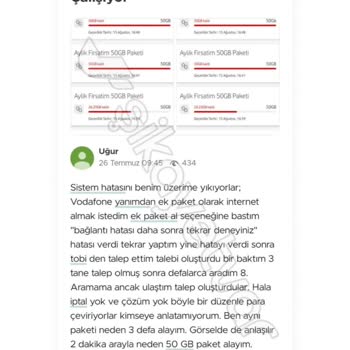 Vodafone'un Çözüm Sunamaması Ve Bekleyen Müşteri
