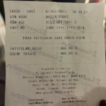 ATM'de Askıda Kalan Para Sorunu