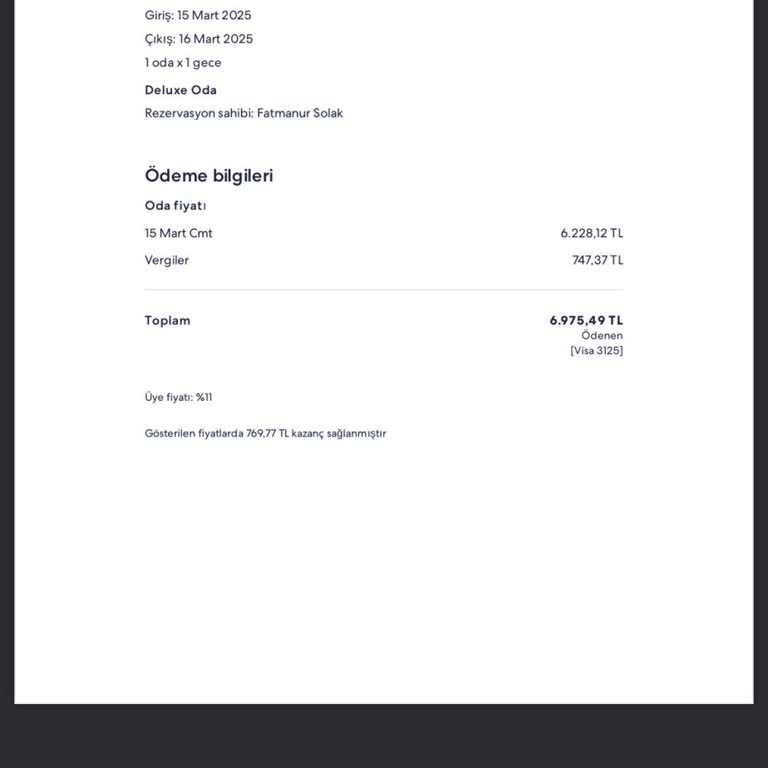 Yanlış Oda Seçimi Sonrası İade Edilmeyen Para Sorunu