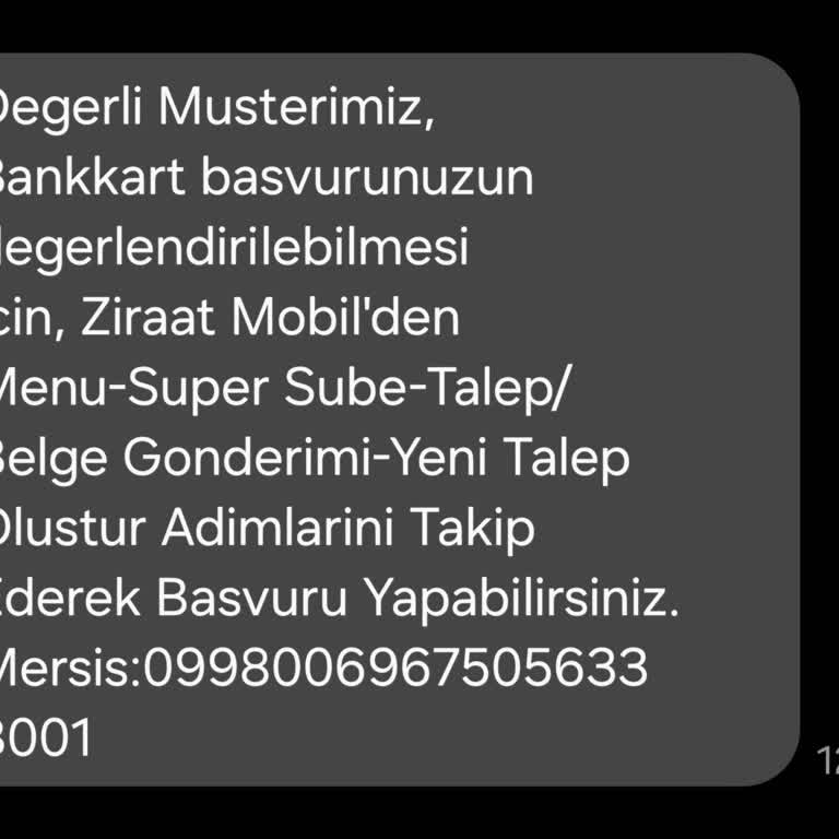 Ziraat Bankası Mobil Başvuru Karmaşası