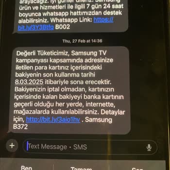 Samsung TV Kampanya İadesinde Büyük Sorun
