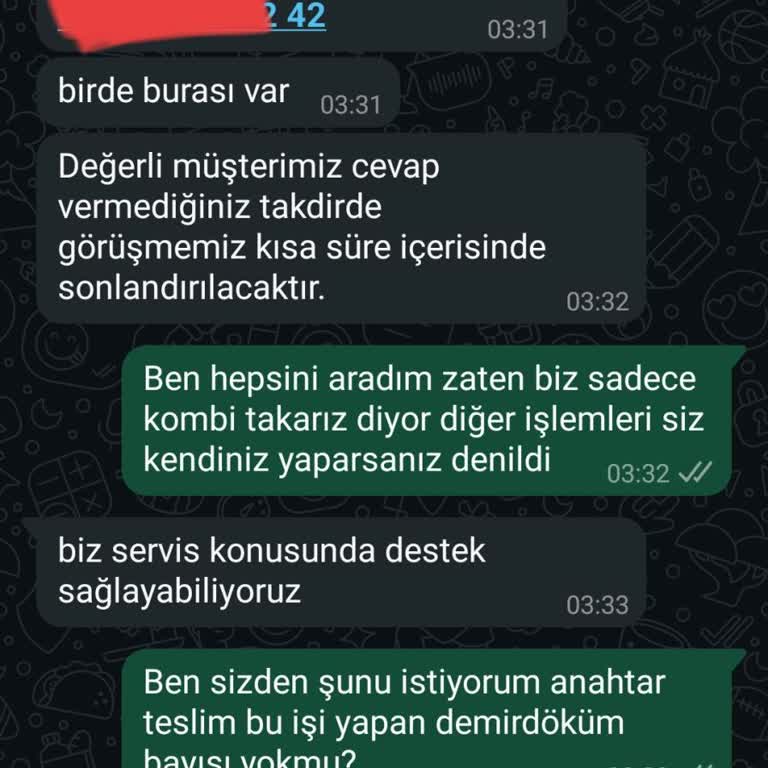 Kombi Montajında Proje Desteği Eksikliği