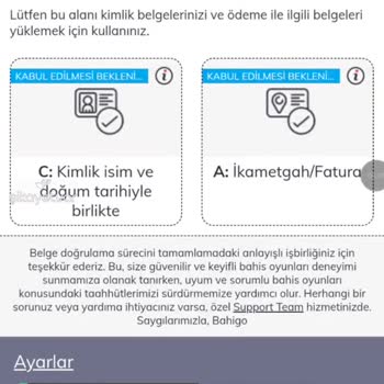 Bahigo Parayı Çekemiyorum Bilgilerimi Yüklüyorum Fakat Kabul Edilmiyor!