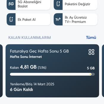 Haksız İnternet Paketi Kullanımı Sorunu