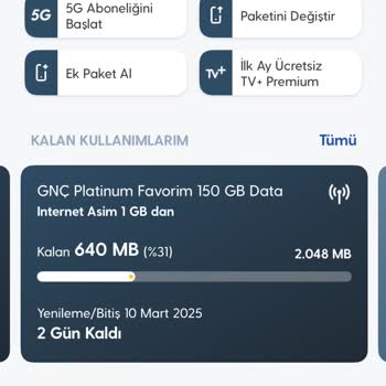 Haksız İnternet Paketi Kullanımı Sorunu