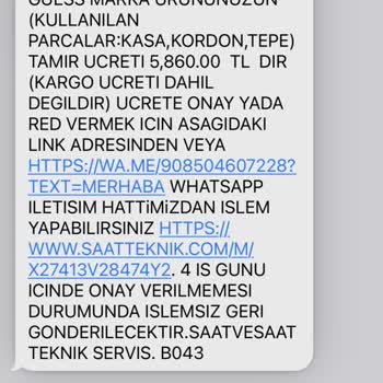 Guess Saatin Renk Atması Ve Garanti Sorunu