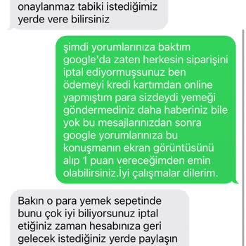 Teslim Edilmeyen Sipariş Ve Saygısız Mesaj Skandalı