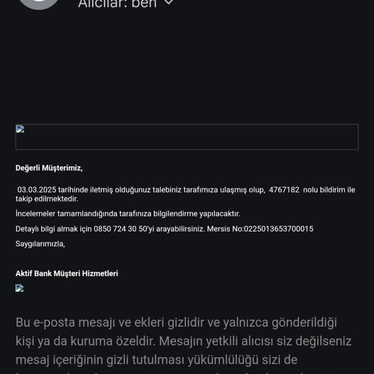 Aktif Bank Hesap Kapatma Sorunu