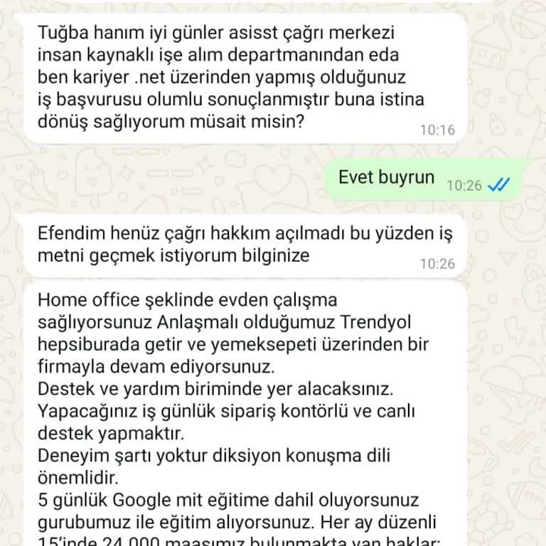 Şüpheli İş İlanı Ve Para Transferi Deneyimi
