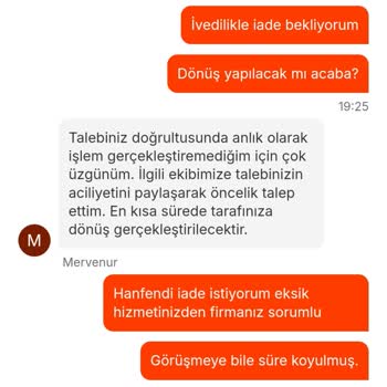 Eksik Sipariş Ve Yanıltıcı Müşteri Hizmeti Sorunu