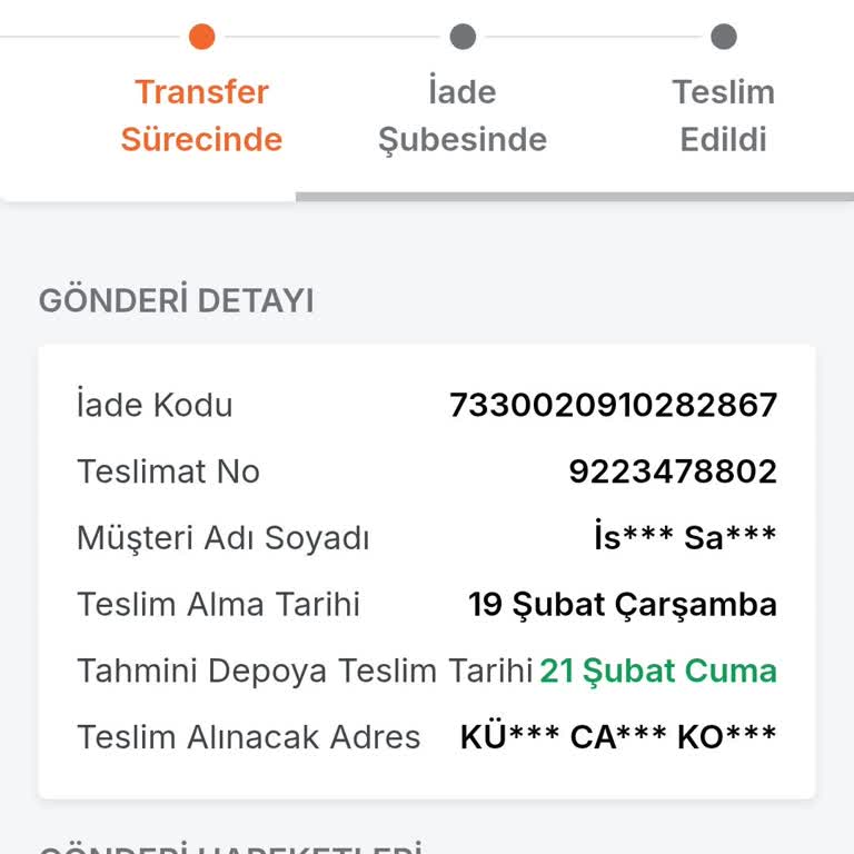 Uzayan İade Süreci Ve Yetersiz Müşteri Hizmetleri