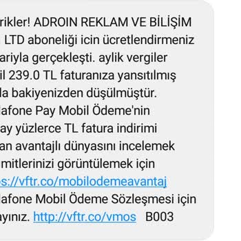 Beklenmedik Mobil Ödeme Sorunu