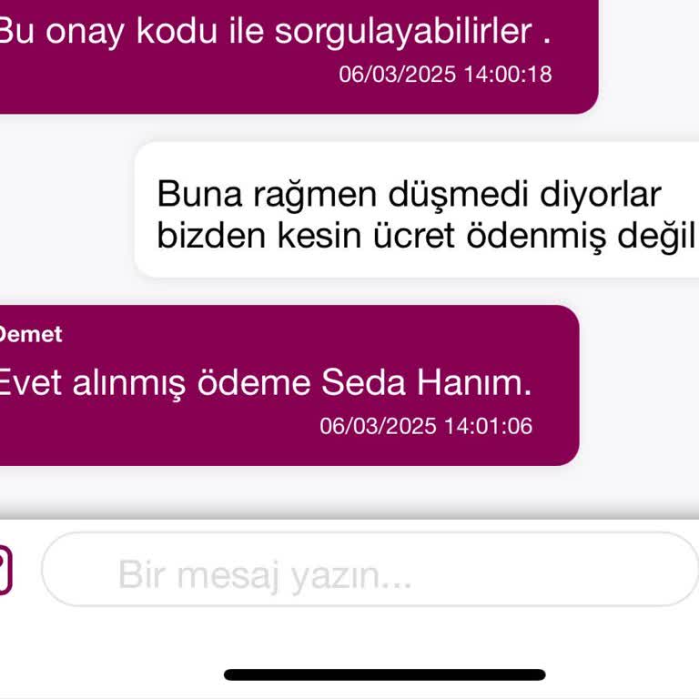 Ödeme Yapmama Rağmen Ürün Teslim Edilmiyor