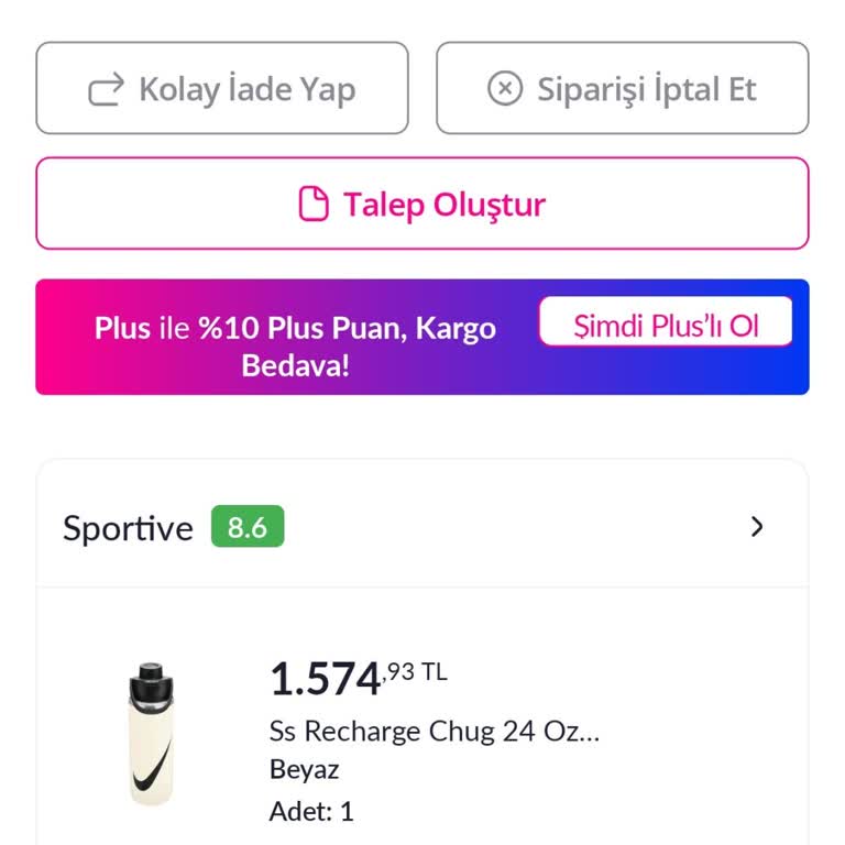 Geç Teslimat Ve İade Sorunu: Sportive Satıcısından Şikayetçiyim