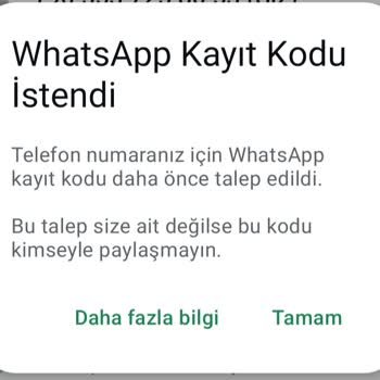 Gizemli Aramalar Ve WhatsApp Kodu Sorunu