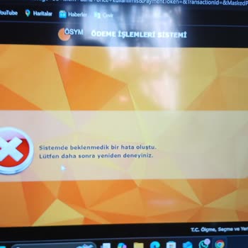 Başvuru Sürecinde Sistem Hatası Ve Mağduriyet