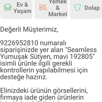 Yanlış Ürün İadesi Ve İlgisizlik