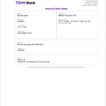 İzinsiz Kart Çekimi Şikayeti