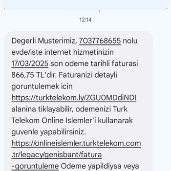 Kullanılmayan İnternet İçin Fatura Ve Tehditler