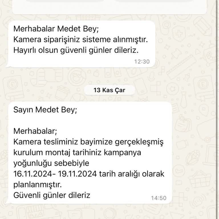 Kamera Sistemi Teslim Edilmedi, 5 Aydır Bekliyorum