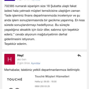 Geciken İade Ödemesi Mağduriyeti