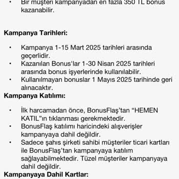 Bonus Kampanyasında Yanıltıcı Uygulama